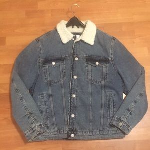 Sherpa Lined Denim Jacket